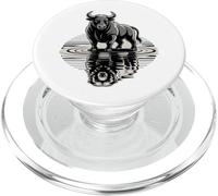 Bull Bear Reflection Mercado de valores Trader PopSockets PopGrip para MagSafe