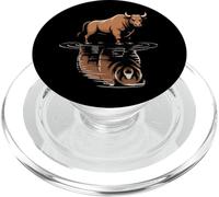 Bull Bear Reflection Mercado de valores Trader PopSockets PopGrip para MagSafe