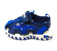 Bull Boys Sandalias deportivas con dinosaurio, modelo DNCL5052 Pterodáctilo azul marino, luces LED, suela antideslizante, turquesa, 33 EU