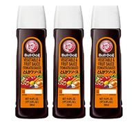 Bull-Dog - Salsa de frutas y verduras (salsa Tonkatsu) 500 ml (paquete de 3)