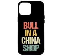 Bull In A China Shop - Novedad sarcástica Retro Divertida Carcasa para iPhone 12 Pro MAX