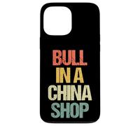Bull In A China Shop - Novedad sarcástica Retro Divertida Carcasa para iPhone 13 Pro MAX