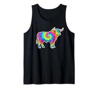 Bull Lover Tie-Dye, Tauro El Toro Horóscopo Multicolor Camiseta sin Mangas