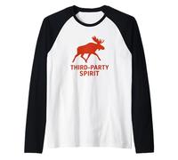 Bull Moose Espíritu de Tercer Partido Historia política Camiseta Manga Raglan