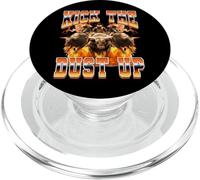 Bull Rider Bull Riding al Estilo Pirata de los 90 Kick The Dust Up PopSockets PopGrip para MagSafe