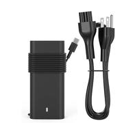 BULL-TECH Adaptador de alimentación de CA USB tipo C de repuesto para laptop Dell de 65 W, incluye cable de alimentación para Dell Latitude 3340 3440 3540 5340 5440 5540 7340 7440 7640 9440 2 en 1