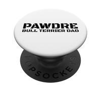 Bull Terrier Dad Dog Lover Father PopSockets PopGrip Adhesivo
