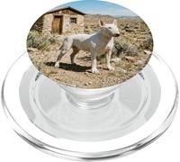 Bull Terrier Desierto Cabaña Paisaje Rústico Escena PopSockets PopGrip para MagSafe