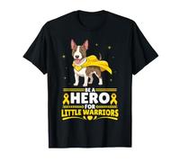 Bull Terrier Dog Be A Hero For Little Warriors Infancia Camiseta