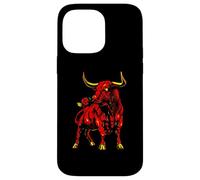 Bull with Rose | Taurina Española | Toro Carcasa para iPhone 14 Pro MAX
