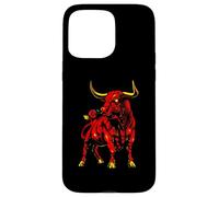 Bull with Rose | Taurina Española | Toro Carcasa para iPhone 15 Pro MAX