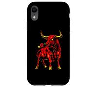 Bull with Rose | Taurina Española | Toro Carcasa para iPhone XR