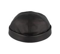 Bullani Gorro Docker | Sombrero Docker para Hombre | 100% Cuero - Hecho a Mano - Fabricado EN Alemania - Cómodo y Ligero de Llevar.