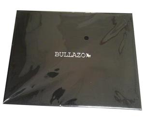 BULLAZO Fino DISCRETA Monedero de Cuero Genuino para Hombre I Billetero sin Bolsa de Monedas para los Hombres Muchas Ranuras de Tarjeta Suave de Cuero Fino pequeño Plano I Gris
