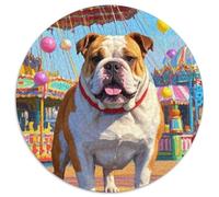 Bulldog 1000 Piece Jigsaw Puzzle For Adults Educational Games Stress Relief Puzzle Exercise The Memory of The Brain for Adults and Kids, Age 12 Years Up 1000pcs (67.5x67.5cm)