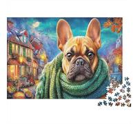 Bulldog 1000 Pieza Paquete De Rompecabezas Amantes del Rompecabezas De La Familia Puzzle De Alivio del Estrés Entrenamiento Cerebral 52x38cm/1000pcs