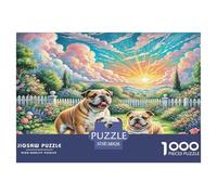 Bulldog Americano Puzzles Imposible,desafío for Adults Entretenimiento Creativo 1000 Piezas Obra De Arte De Juego De para Adultos, Regalos A Partir De 14 Años 38x26cm/1000pcs