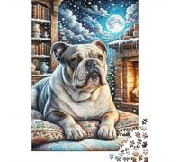 Bulldog Americano Rompecabezas Imposible,desafío for Adults Entretenimiento Creativo 1000 Piezas Obra De Arte De Juego De para Adultos Y Niños A Partir De 12 Años 1000pcs (75x50cm)
