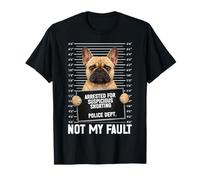 Bulldog Arrestado por inhalar sospechoso, no es mi Culpa Camiseta