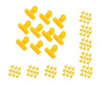 Bulldog Clips, clips de carpeta, para organizar facturas, archivos, fotos, calendarios, tablero de dibujo, uso doméstico y de oficina, amarillo (10 unidades)