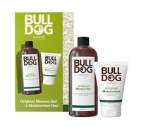 Bulldog Cuidado de la piel | Set de regalo para hombre | Dúo de gel de ducha y hidratante original