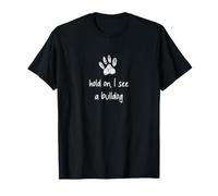 Bulldog Divertido, Espera, Veo un Perro Divertido Camiseta