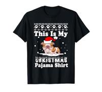 Bulldog Dog Funny Xmas Sweater This Is My Christmas Pajama Camiseta