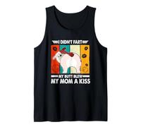 Bulldog Dog I Didn’t Fart My Butt Blew My Mom A Kiss Dogs Camiseta sin Mangas