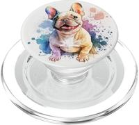 Bulldog Francés Acuarela Lindo Frenchie PopSockets PopGrip para MagSafe