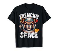 Bulldog Francés Amante Frenchie En El Espacio Divertido Bulldog Francés Camiseta