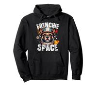 Bulldog Francés Amante Frenchie En El Espacio Divertido Bulldog Francés Sudadera con Capucha