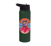 Bulldog Francés Aquarell Colorido Bulldog Francés Lindo Arte Stainless Steel Insulated Water Bottle