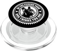 Bulldog francés: "Be the person your dog thinks..." PopSockets PopGrip para MagSafe