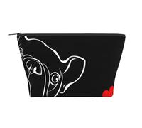 Bulldog francés, Bolsa de artículos de tocador Bolsa de Maquillaje Bolsa de cosméticos Bolsa de artículos de tocador de Viaje portátil