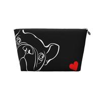 Bulldog francés, Bolsa de artículos de tocador Bolsa de Maquillaje Bolsa de cosméticos Bolsa de artículos de tocador de Viaje portátil
