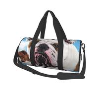 Bulldog francés, Bolsa de Viaje de Gran Capacidad, Bolso Redondo, Bolsa de Viaje Deportiva, Bolsa de Mano, Bolsa de Fitness