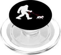 Bulldog francés caminando Bigfoot PopSockets PopGrip para MagSafe