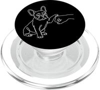 Bulldog Francés Choque De Puños Frenchie Mano Pata Lindo PopSockets PopGrip para MagSafe