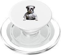 Bulldog Francés como Chef (Cocinero) PopSockets PopGrip para MagSafe