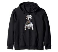 Bulldog Francés como Chef (Cocinero) Sudadera con Capucha