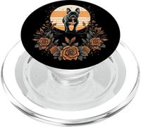 Bulldog francés con rosario para amantes de los perros PopSockets PopGrip para MagSafe