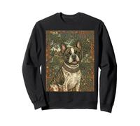 Bulldog Francés Cottagecore Jardín Floral Frenchie Sudadera