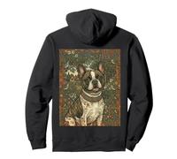 Bulldog Francés Cottagecore Jardín Floral Frenchie Sudadera con Capucha