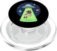 Bulldog Francés Cowboy OVNI Alien Lovers PopSockets PopGrip para MagSafe