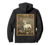 Bulldog francés de Crema Dulce en un jardín inglés Sudadera con Capucha