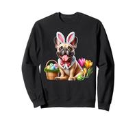 Bulldog Francés Felices Pascuas Sudadera