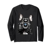 Bulldog Francés Fotógrafo Fotografía Cámara Manga Larga