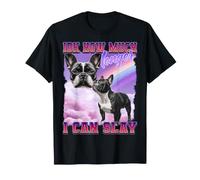 Bulldog Francés Francés Meme Divertido Cultura de Internet Gen Z Camiseta
