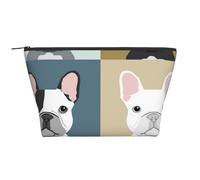 Bulldog Francés Impreso, Bolsa de artículos de tocador Bolsa de Maquillaje Bolsa de cosméticos Bolsa de artículos de tocador de Viaje portátil