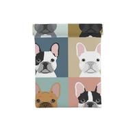 Bulldog Francés Impreso, Squeeze Top Wallet Bolsa de Almacenamiento para Mujer Monedero pequeño Bolsa de Cambio